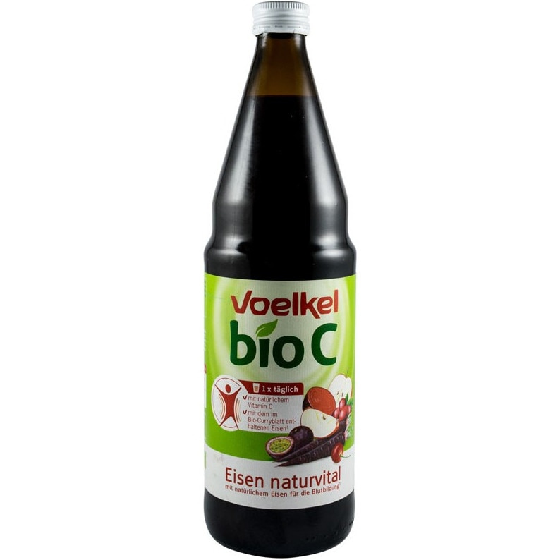 Suc bio de fructe cu fier, Voelkel BIO C, 0.75l