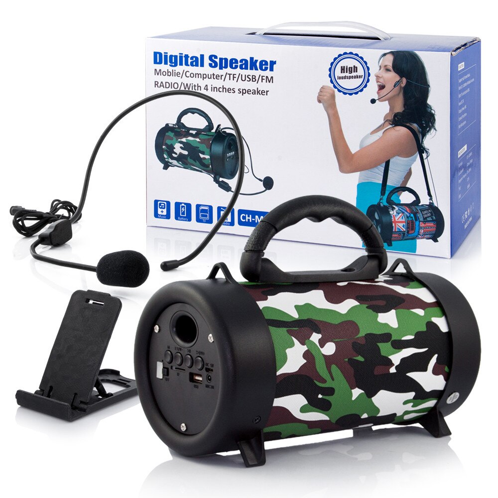 Преносима тонколона Sound TUBA, Karaoke BOOM BOX 3in1 комплект