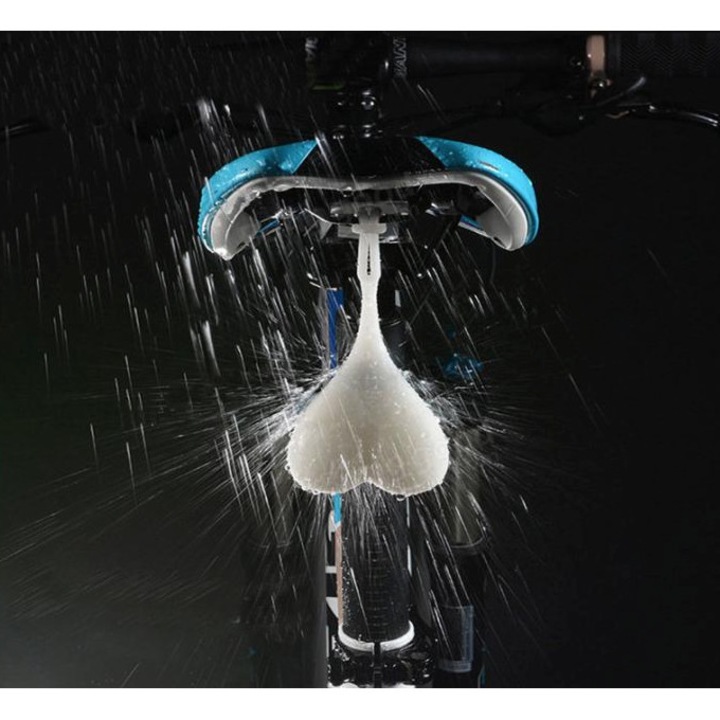 Lampa de bicicleta cu LED in forma de inima