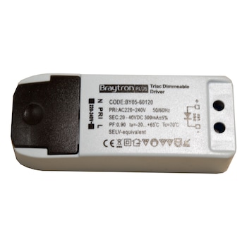LED Driver 12W-300MA-IP20-Triac Dimabil Braytron P LED Driver 12W-300MA-IP20-Triac Dimabil Braytron P