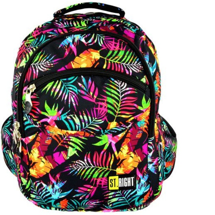 Rucsac Scolar 4 Compartimente St.Right - Street Tropical Island