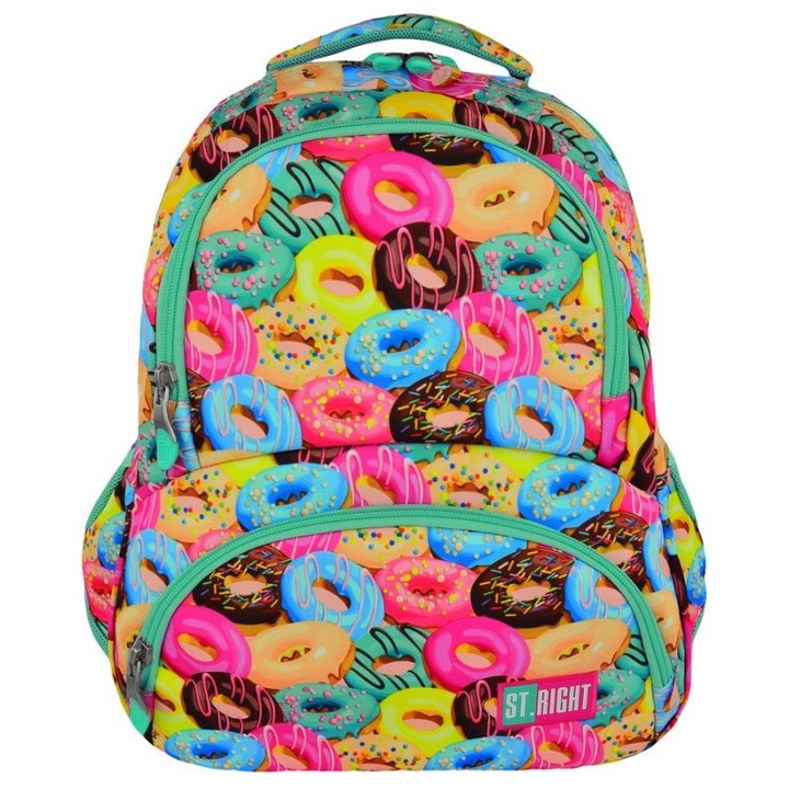 St.Right - Donuts hátizsák, iskolatáska - 4 rekeszes (616891)