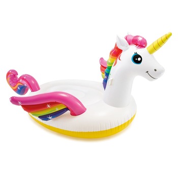 Saltea gonflabila pentru apa , piscina sau mare , in forma de unicorn , ATS , pentru 2 persoane , 2.87x1.93x1.65 m Saltea gonflabila pentru apa , piscina sau mare , in forma de unicorn , ATS , pentru 2 persoane , 2.87x1.93x1.65 m