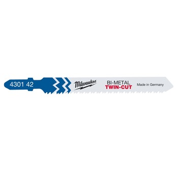 Set 5 panze pendular cu taiere dubla Bi-Metal pentru aplicatii universale T 123 XF 91x2.5/1.8mm Milwaukee Set 5 panze pendular cu taiere dubla Bi-Metal pentru aplicatii universale T 123 XF 91x2.5/1.8mm Milwaukee