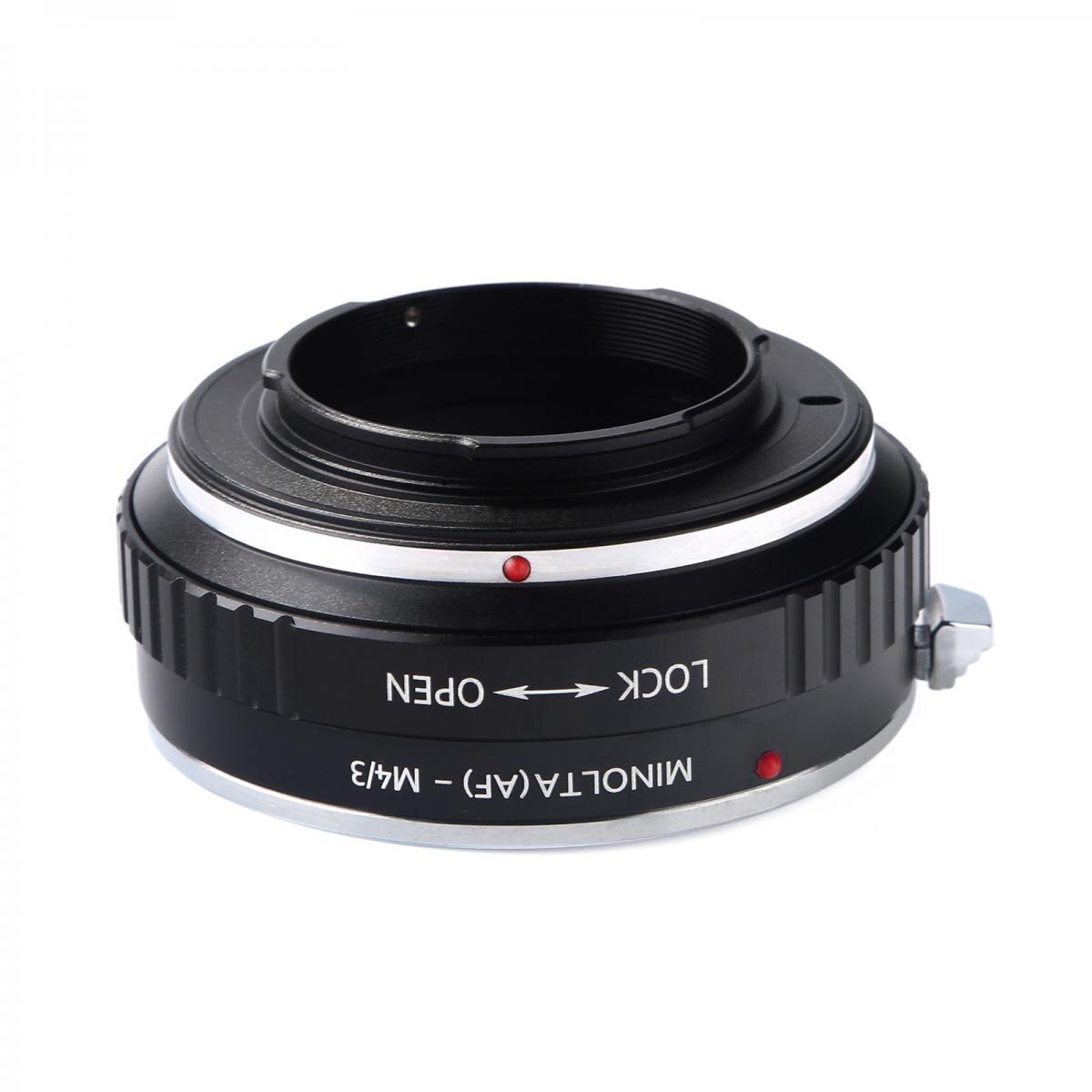 K&F Concept Adaptateur MAF vers M4/3, adaptateur de monture d'objectif compatible avec Minolta AF et compatible avec objectif Sony Alpha A vers appareils photo sans miroir Micro 4/3 M43 MFT