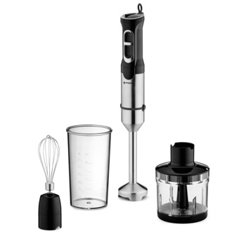 Blender de mana Pyramis BRI401, putere 650W, viteza reglabila, lama otel inoxidabil Blender de mana Pyramis BRI401, putere 650W, viteza reglabila, lama otel inoxidabil