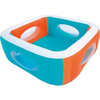 Piscina gonflabila Bestway cu ferestre, 168 cm x 168 cm x 56 cm Piscina gonflabila Bestway cu ferestre, 168 cm x 168 cm x 56 cm