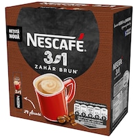 Pachet: 2 x Cafea solubila Nescafe 3in1 Zahar Brun 24x17g
