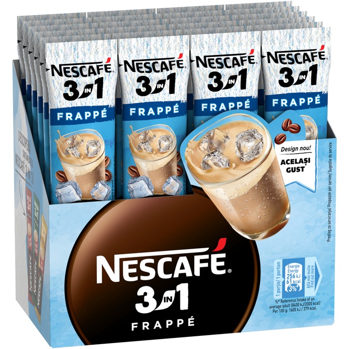 Cafea solubila Nescafe 3in1 Frappe 24x16g