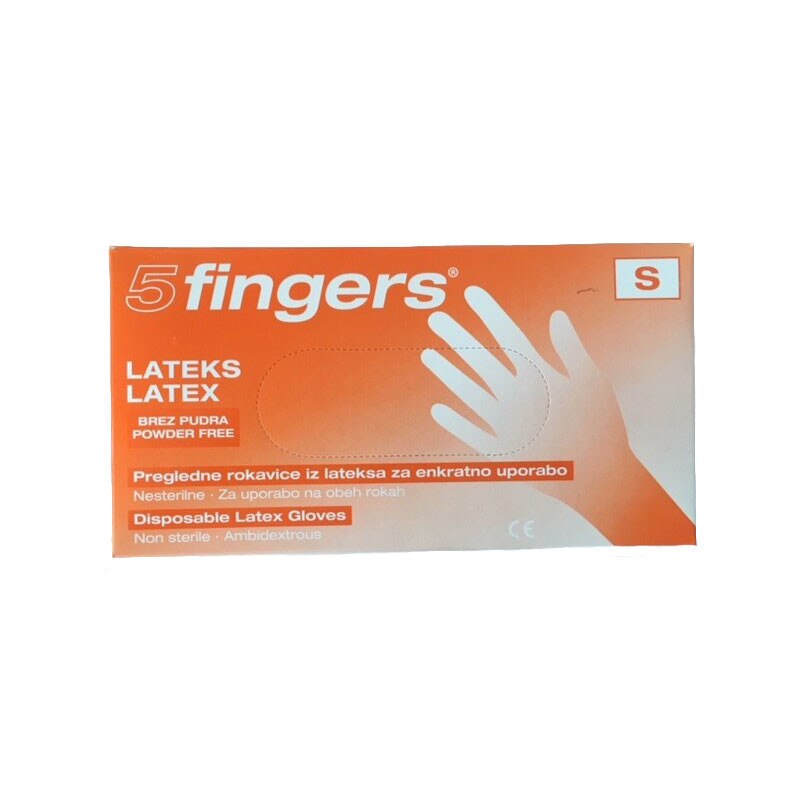 Manusi latex nepudrate, marimea L