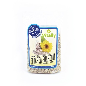 Floarea soarelui seminte decojite 250g Vitally Floarea soarelui seminte decojite 250g Vitally