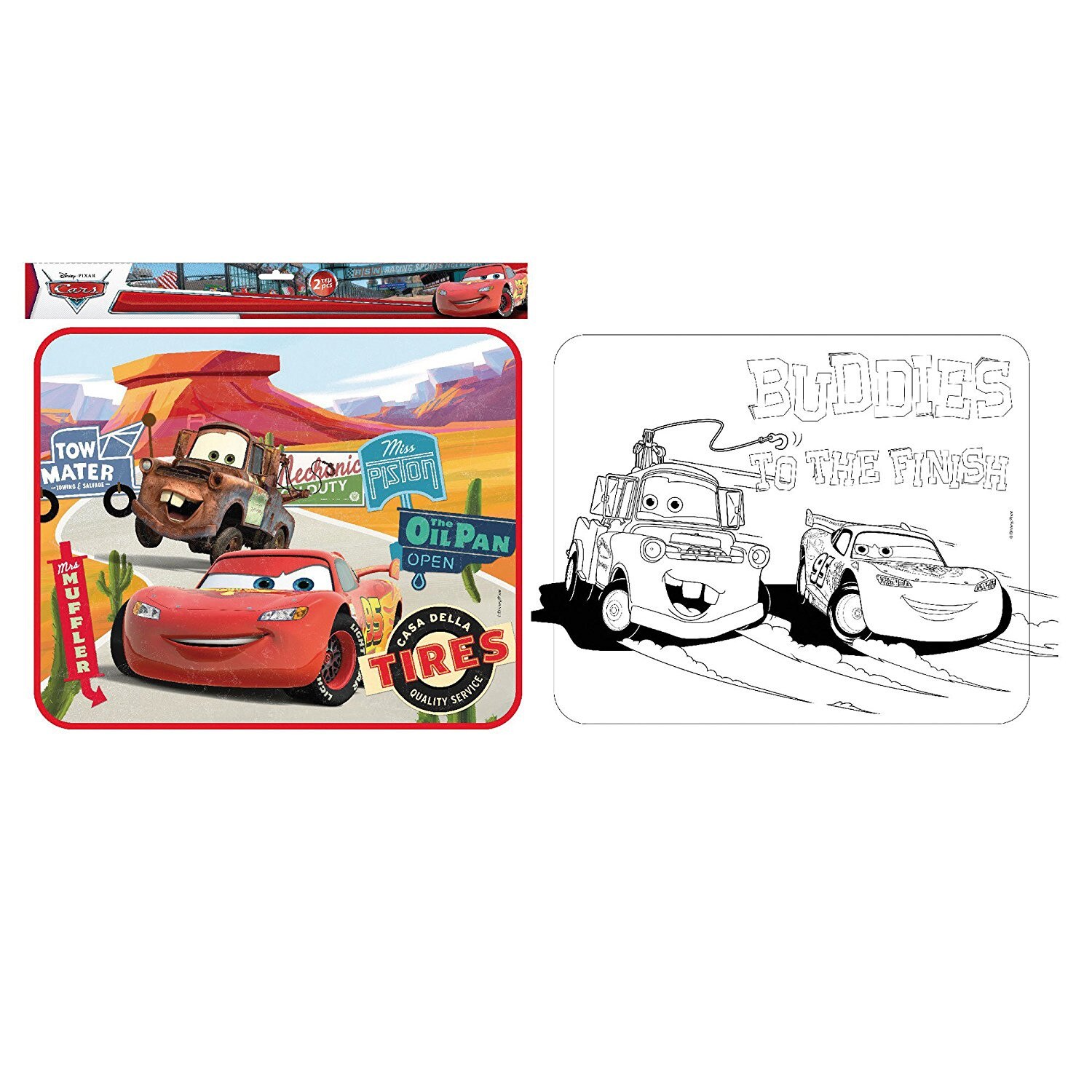 Set Parasolare Cars de colorat