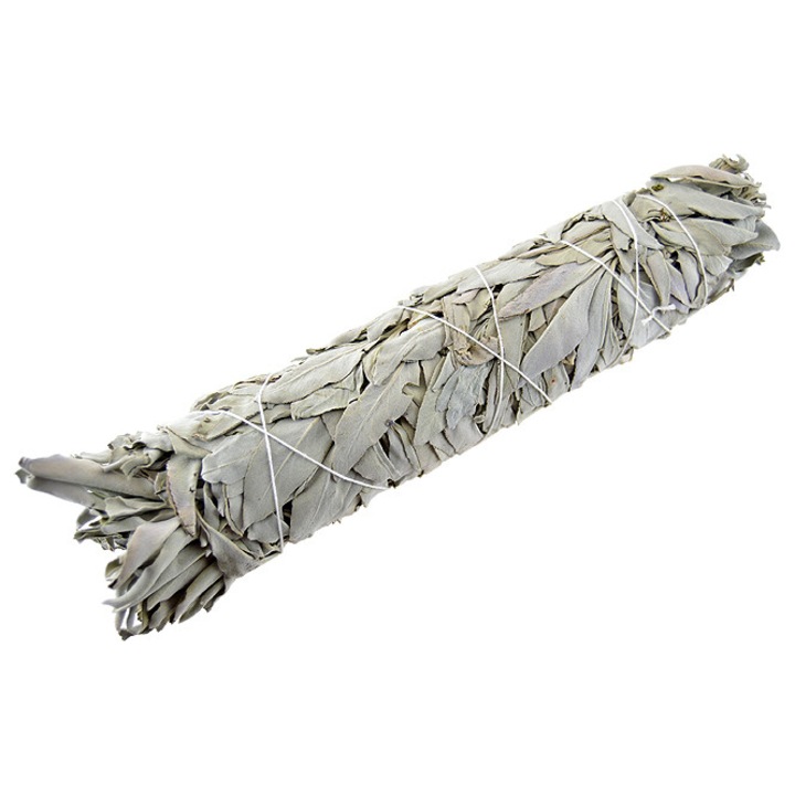 Salvie Alba bagheta, Californian White Sage Wand, ~20cm - aromaterapie, e-palosanto