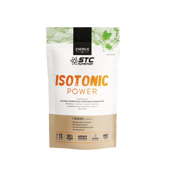 STC Nutrition Isotonic Power енергизираща напитка с вкус на мента