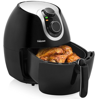 Friteuza cu aer cald XXL Tristar FR-6996, 1800 W, 5.2 litri, Termostat variabil 80 - 200°C, Temporizator, Functii: prajire, coacere, reincalzire, fara ulei Friteuza cu aer cald XXL Tristar FR-6996, 1800 W, 5.2 litri, Termostat variabil 80 - 200°C, Temporizator, Functii: prajire, coacere, reincalzire, fara ulei