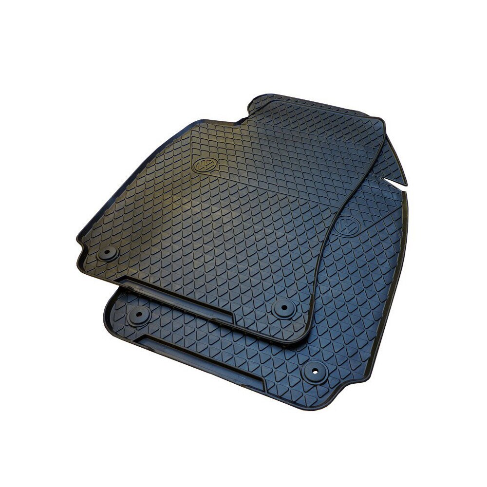 Set Covorase Cauciucate pentru Fata dedicate Volkswagen Passat 3BG, Negru