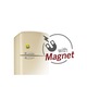Desfacator de sticle cu magnet tip Emoticon, Ø 8 cm, multicolor