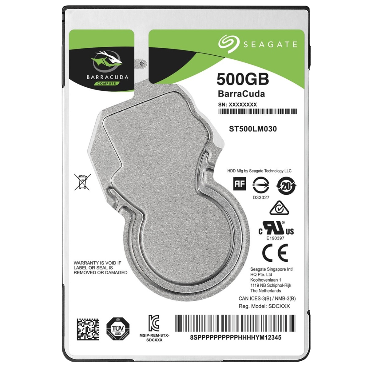 Hard Disk Laptop Seagate Barracuda, 500GB, 5400 rpm, 2,5' SATA III Hard Disk Laptop Seagate Barracuda, 500GB, 5400 rpm, 2,5' SATA III