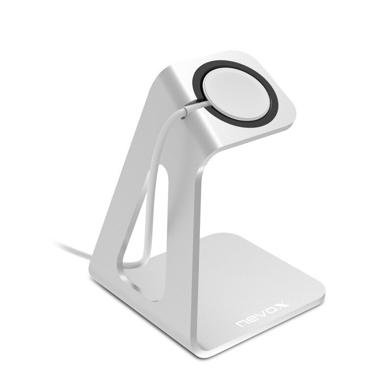 Stand incarcare Nevox Aluminium pentru Apple Watch - silver