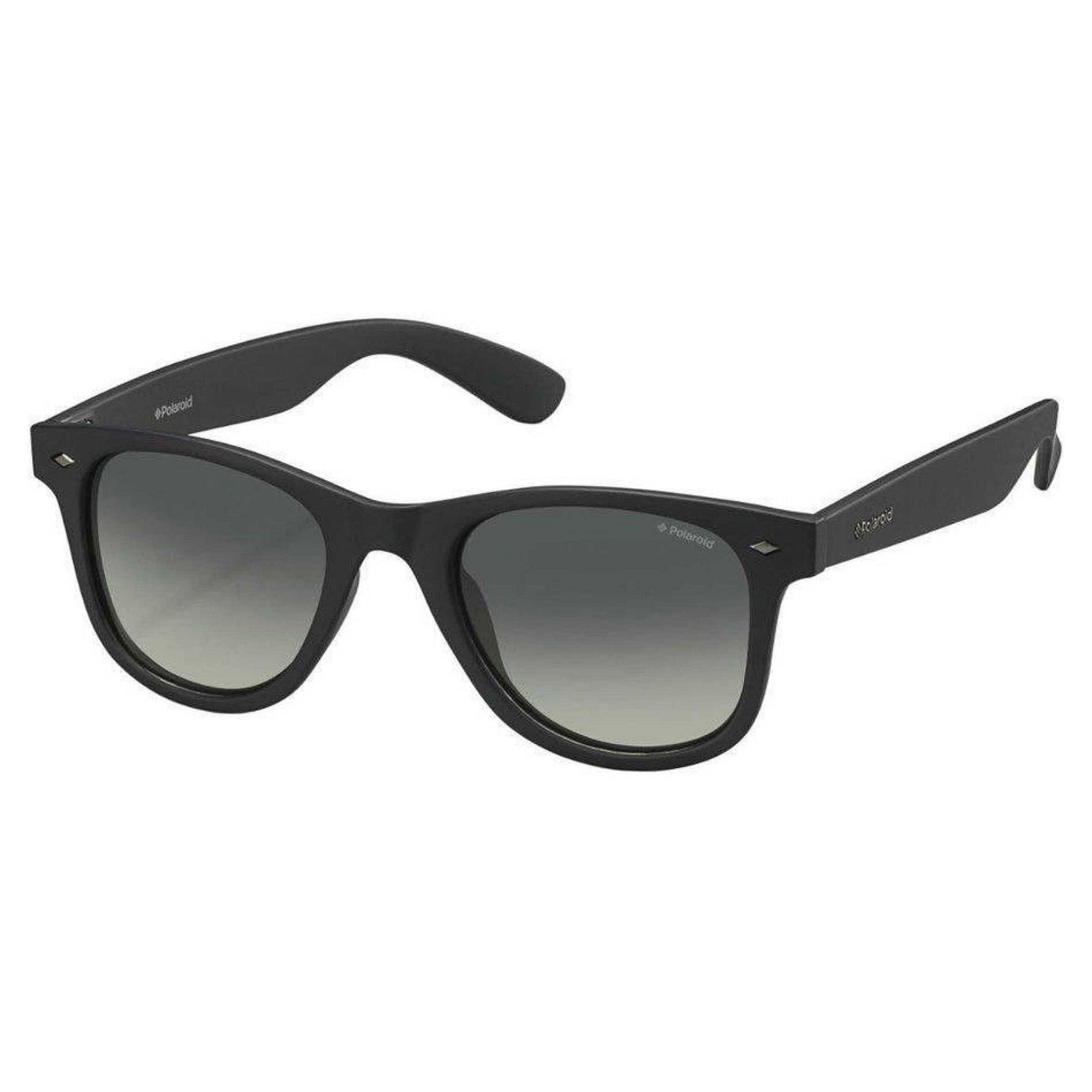 Ochelari de soare barbati Polaroid Wayfarer Matte Black/Grey Degrade Polarized PLD1016/S DL5/LB