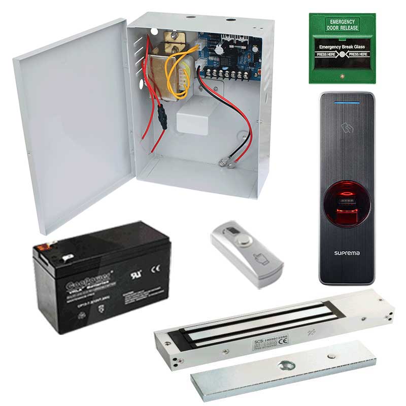 Kit Control Acces cu cititor card Suprema BioEntry W2
