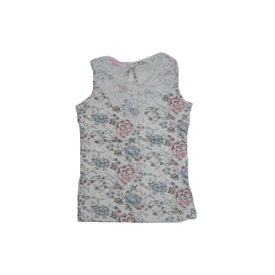 Tricou fara maneci fetite Happy House CVC-8871, Multicolor, 128