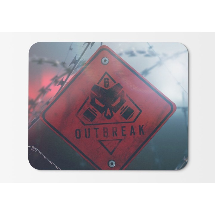 Egérpad Rainbow Six Siege Outbreak Dlc - 21,5 x 27 x 0,3 cm