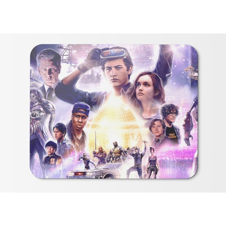 Mouse Pad Ready Player One Ben Mendelsohn Simon Pegg Mark Rylance - 21,5 x 27 x 0,3 cm