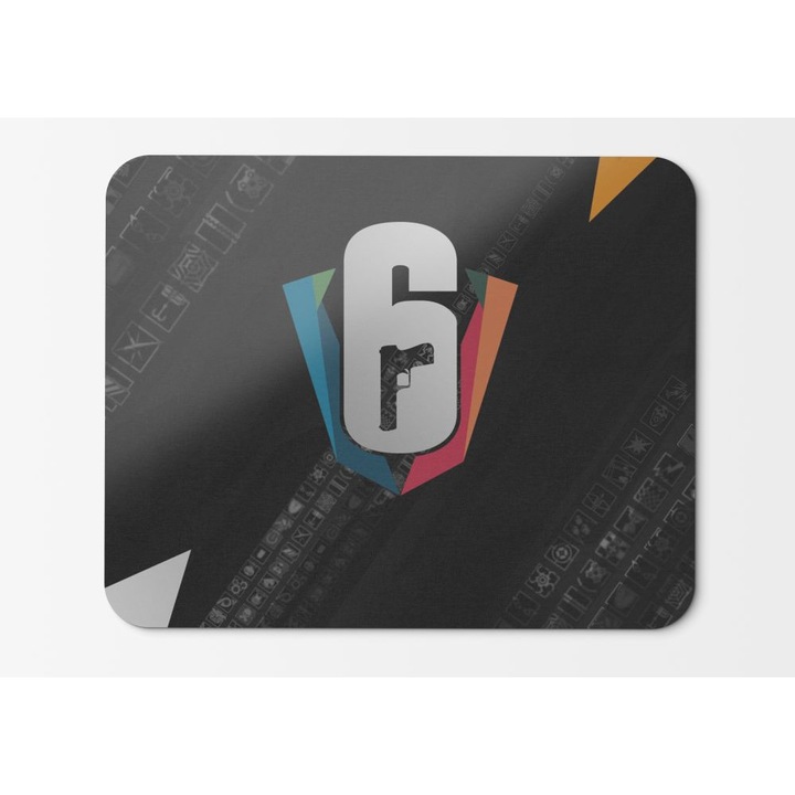 Egérpad Rainbow Six Siege Pro League - 21,5 x 27 x 0,3 cm