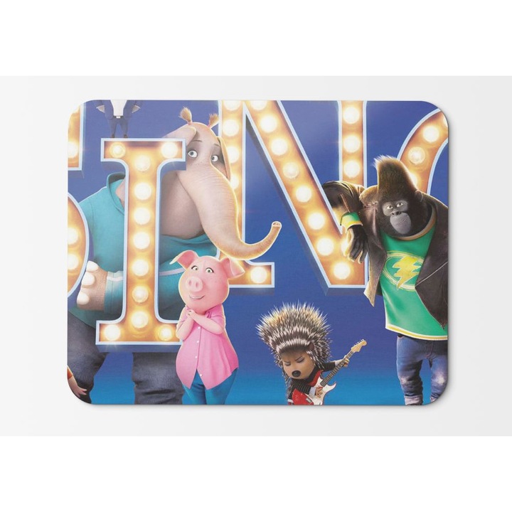 Mouse Pad Sing Animation HD - 21,5 X 27 X 0,3 cm