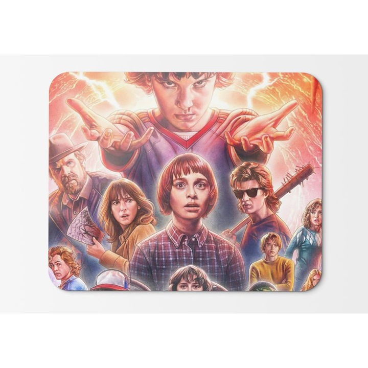 Mouse Pad Stranger Things - 21.5 X 27 X 0.3cm