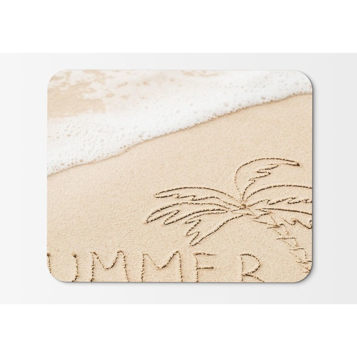 Mouse Pad Summer Beach Sand Art - 21,5 X 27 X 0,3 cm