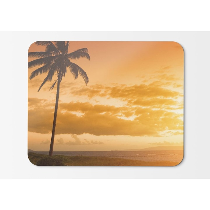 ΠΠΎΠ΄Π»ΠΎΠΆΠΊΠ° Π·Π° ΠΌΠΈΡΠΊΠ° Sunset Palm Trees - 21,5 X 27 X 0,3 ΡΠΌ
