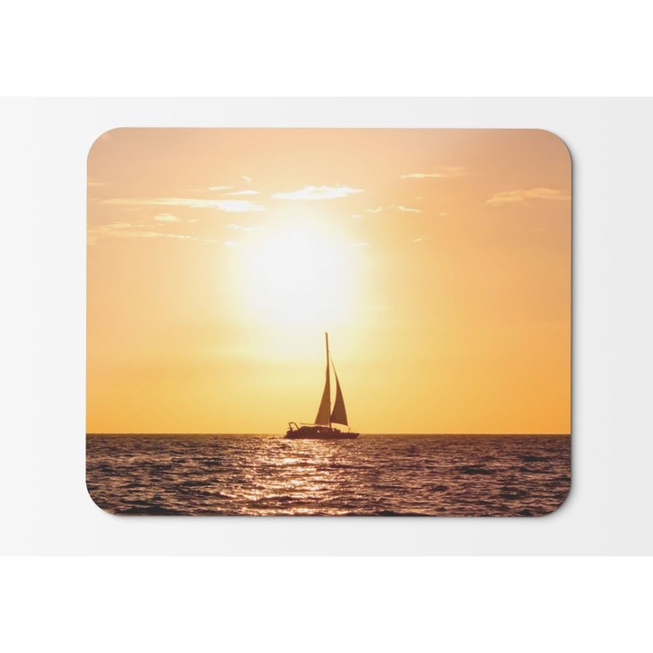 Egérpad Sunset Boat Horizon - 21,5 X 27 X 0,3 cm