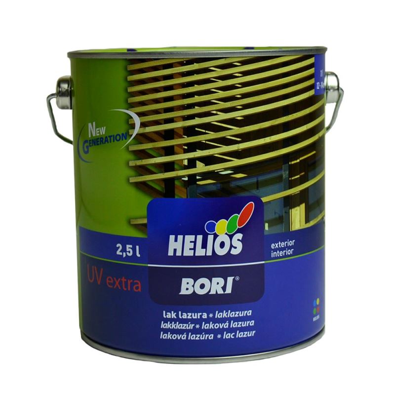 Lac lazur protectie UV BORI EXTRA, incolor, 2,5l
