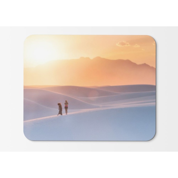 Egérpad White Sands Sunset New Mexico homokdűnék - 21,5 x 27 x 0,3 cm