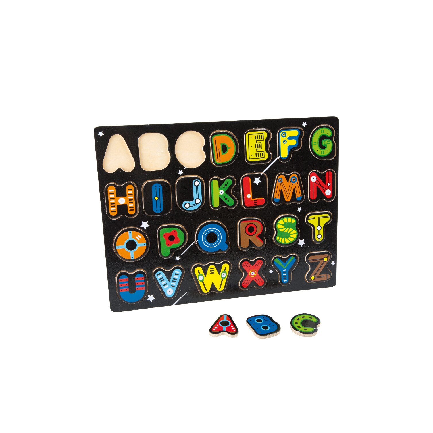 Puzzle lemn cu litere