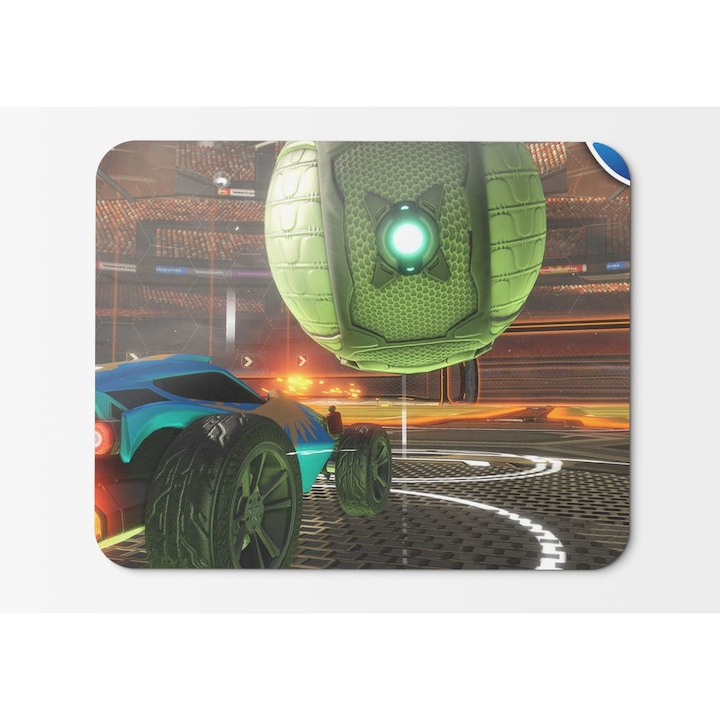 Mouse Pad Blue Car In Rocket League - 21,5 X 27 X 0,3 cm