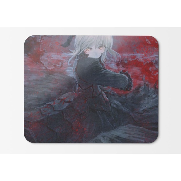 Egérpad Bloody Saber Alter In Fate Stay Night - 21,5 x 27 x 0,3 cm