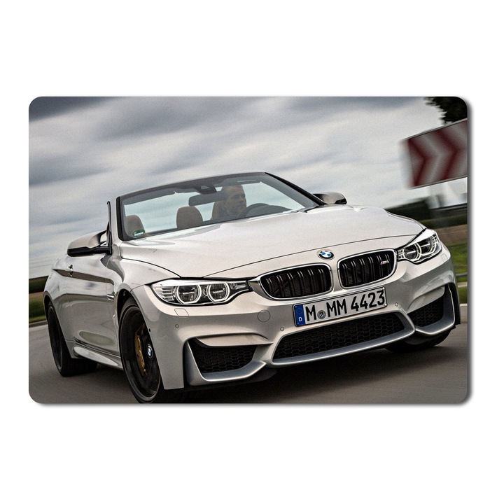 Mouse Pad Bmw M4 Convertible Front View - 21.5 X 27 X 0.3cm