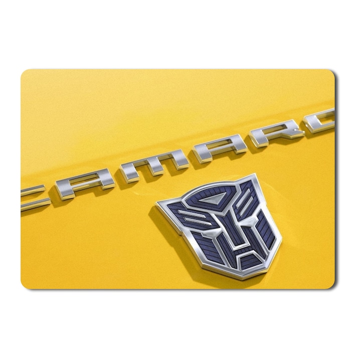 Подложка за мишка Chevrolet Camaro лого в Transformers - 21,5 X 27 X 0,3 cm
