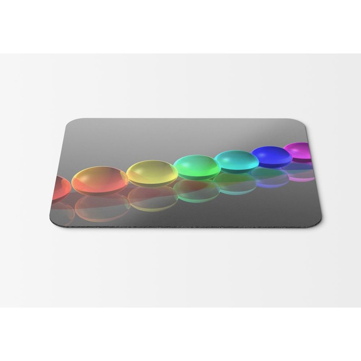 Mouse Pad Colorful Spheres - 21.5 X 27 X 0.3cm