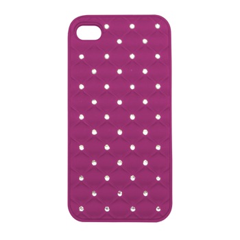 Husa tip capac spate Trendy8 Bling Bling roz inchis pentru Apple iPhone 5, 5S, SE Husa tip capac spate Trendy8 Bling Bling roz inchis pentru Apple iPhone 5, 5S, SE