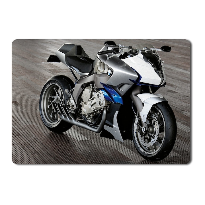 Mouse Pad Front Side View Of A Bmw K1200R - 21.5 X 27 X 0.3cm