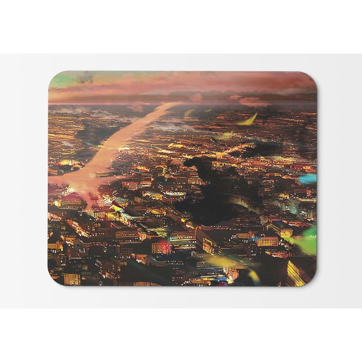 Egérpad Szellemmadarak a város felett – 21,5 x 27 x 0,3 cm