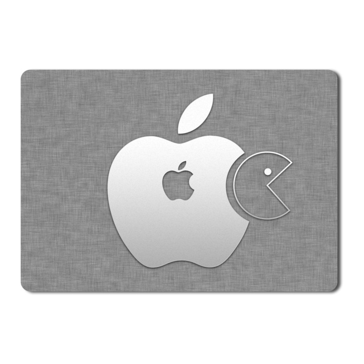 Egérpad szürke Apple logó - 21,5 X 27 X 0,3 cm