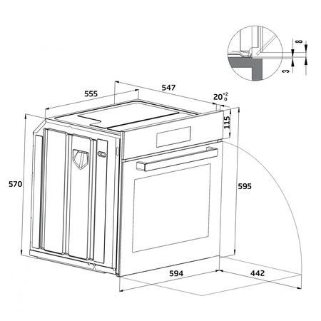 Cuptor incorporabil Beko BIC22100X, Electric, Grill, Timer, 77 l, Clasa A, Inox