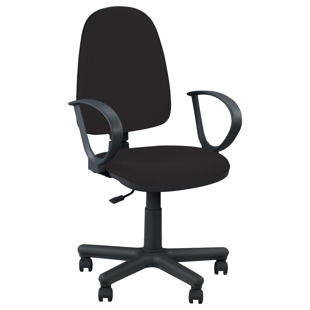 Scaun de birou JUPITER GTP, Negru stofa cagliari