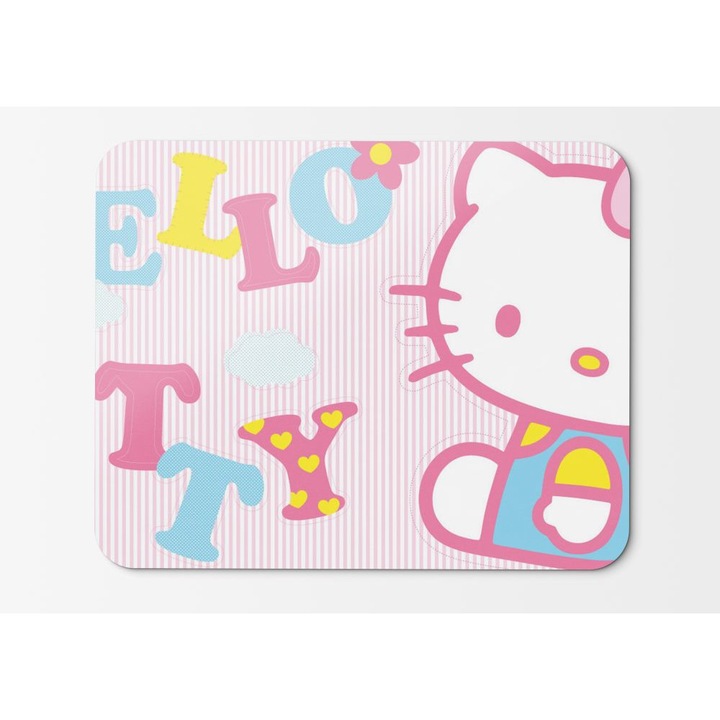 Egérpad, Kitty, Fehér, Hello Kitty - 21,5 X 27 X 0,3 cm