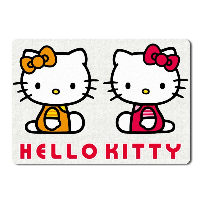 Egérpad Mimmy White és Kitty White Hello Kitty - 21,5 x 27 x 0,3 cm